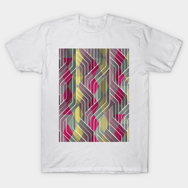 Decorative Pattern Triangles T-Shirt by Tobe_Fonseca